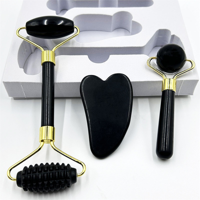 Домашний нефритовый ролик с натуральным камнем Xiuyan Beauty Green Face Ice Roller и специальным ящиком