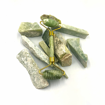2024 Двойная голова Xiuyan Stone Jade Roller и Gua Sha Set для ухода за кожей водонепроницаемая Да